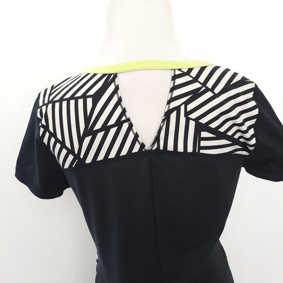 Title Nine Dream Overdrive Dress Stretch Athleisure Geometric Black Women XS - Picture 7 of 13